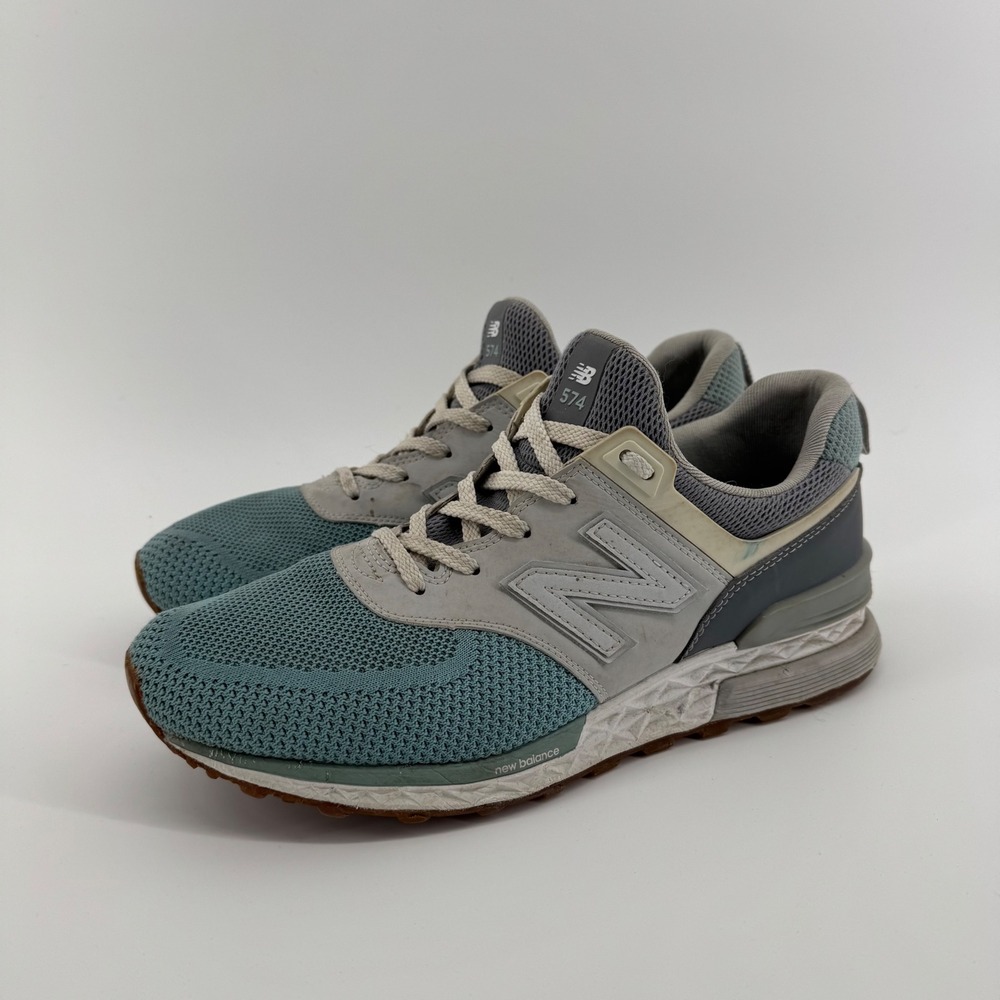 New Balance 574 Sport "Storm Blue" Sneakers Mens 9 Retro Dad Shoe Gorpcore